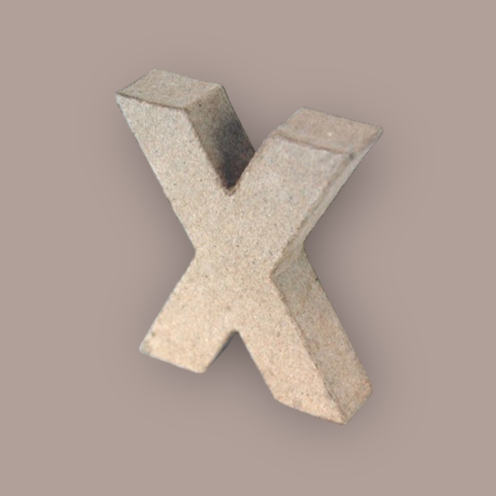 PaperMache Letter 4" X PACK OF 5