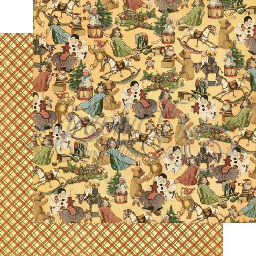 Graphic 45 - Emporium - Toyland 12"x12" Paper (x25  sheets)