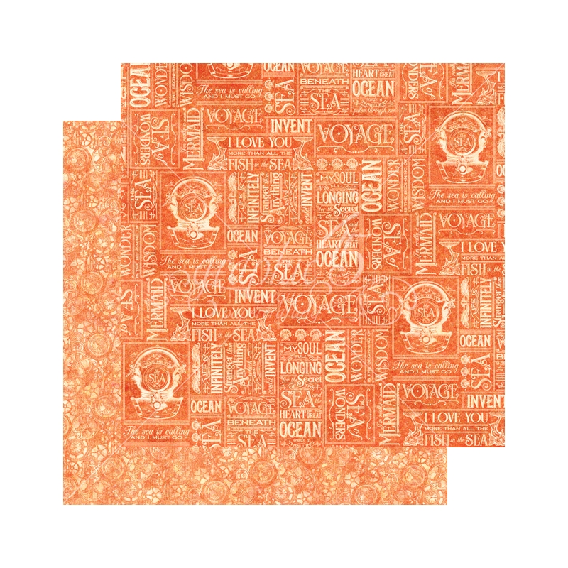 Graphic 45 - Voyage Beneath the Sea - Ocean Quest 12"x12" Paper (x10 Sheets)