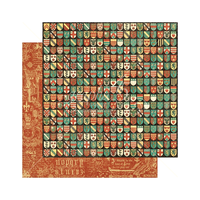 Graphic 45 - Enchanted Forest - Exquisite Epoch 12"x12" Paper (x10 Sheets)