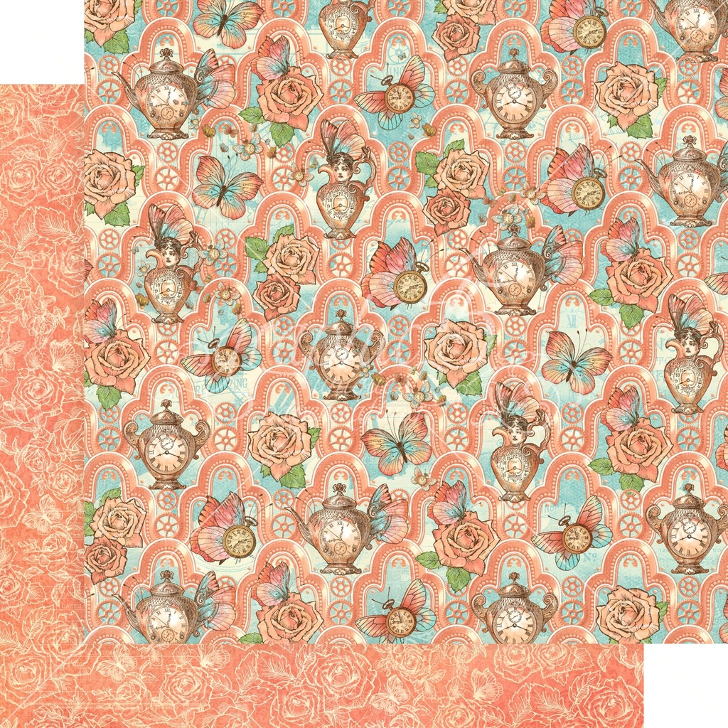 Graphic 45 - Imagine - Futuristic Fantasy 12"x12" Paper (x5 Sheets)