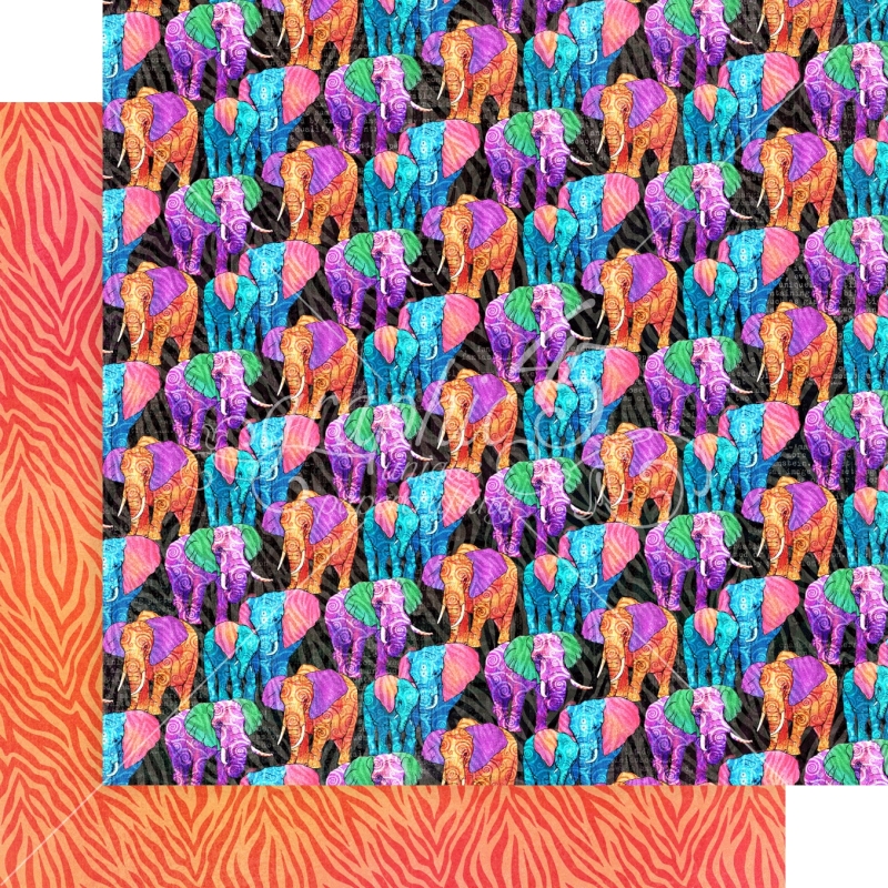 Graphic 45 - Kaleidoscope - Dare to be Different 12"x12" Paper (x5 Sheets)