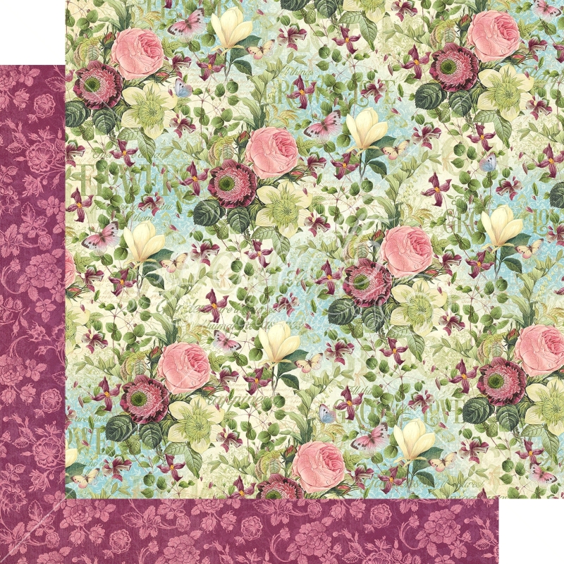 Graphic 45 - Bloom - Hello Sunshine 12"x12" Paper (x5 Sheets)