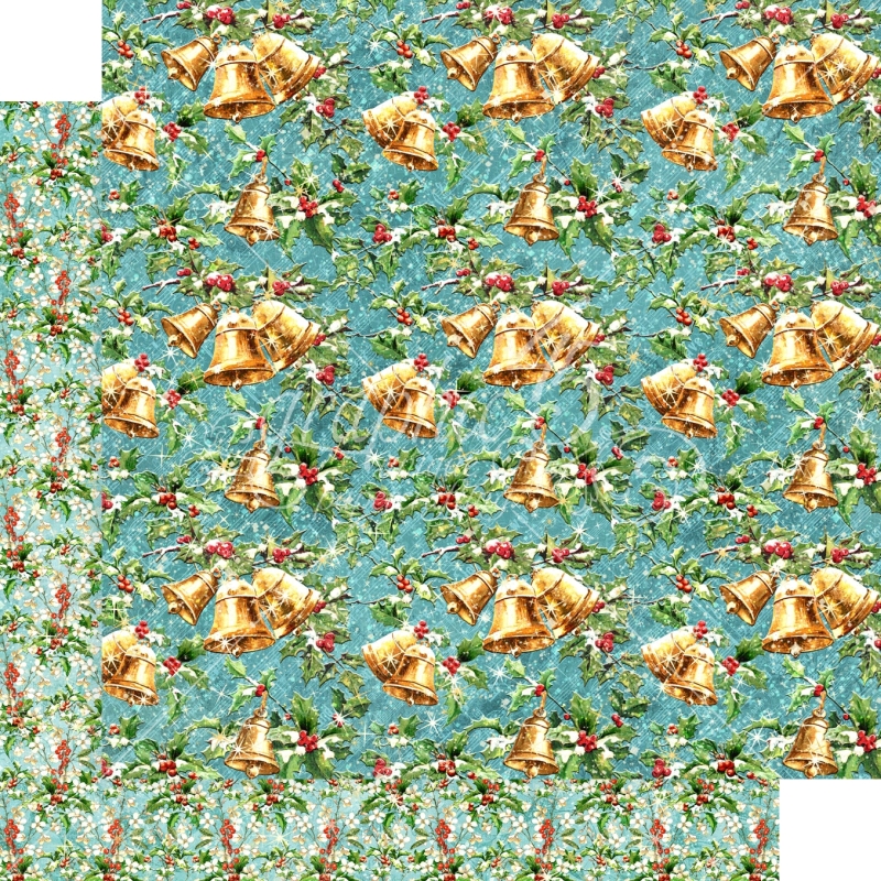 Graphic 45 - Joy to the World - I Heard the Bells 12"x12 " Paper (x5 Sheets)