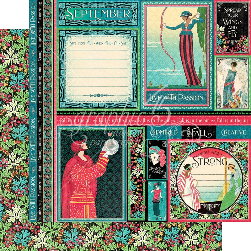 Graphic 45 - September (5sheets)