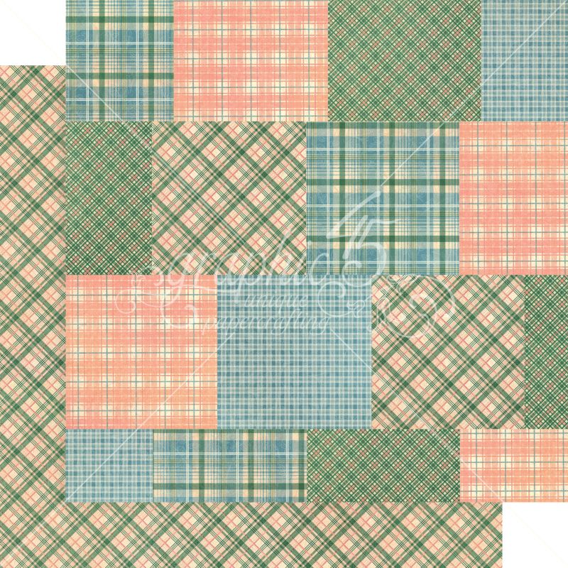 Graphic 45 - Woodland Friends - Be Happy 12"x12" Paper (x5 sheets)