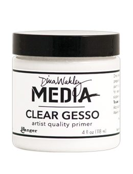 Dina Wakley MEdia Clear Gesso (4oz)