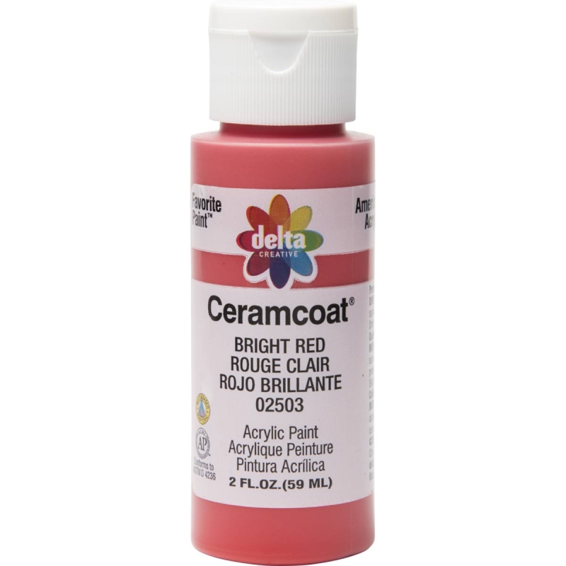 Delta Ceramcoat - Bright Red (2oz)