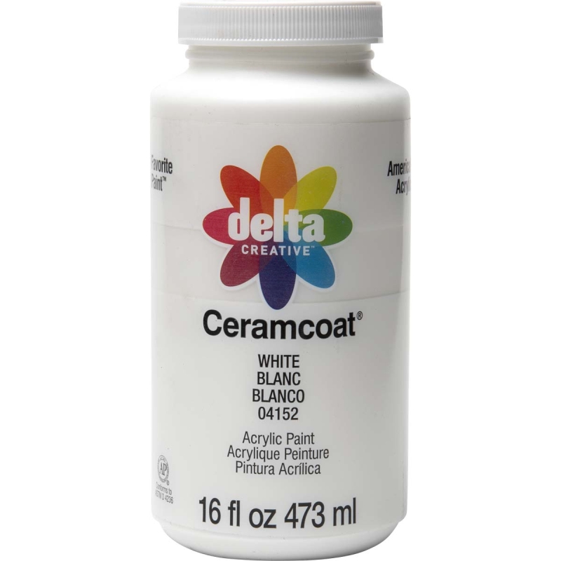 Delta Ceramcoat - White (16oz)