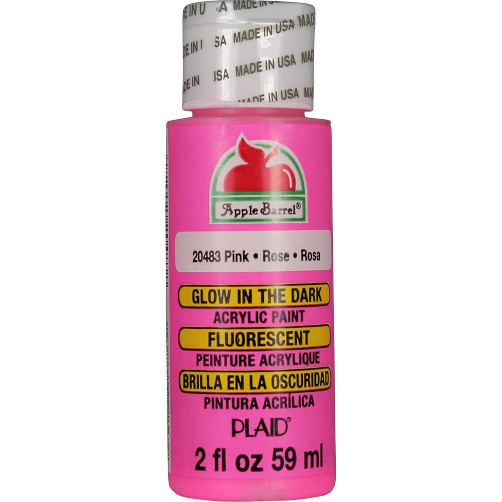 Apple Barrel - Pink Glow in the Dark (2oz)