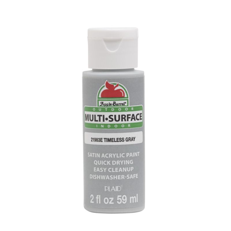 Apple Barrel Multi-Surface - Timeless Gray (2oz)