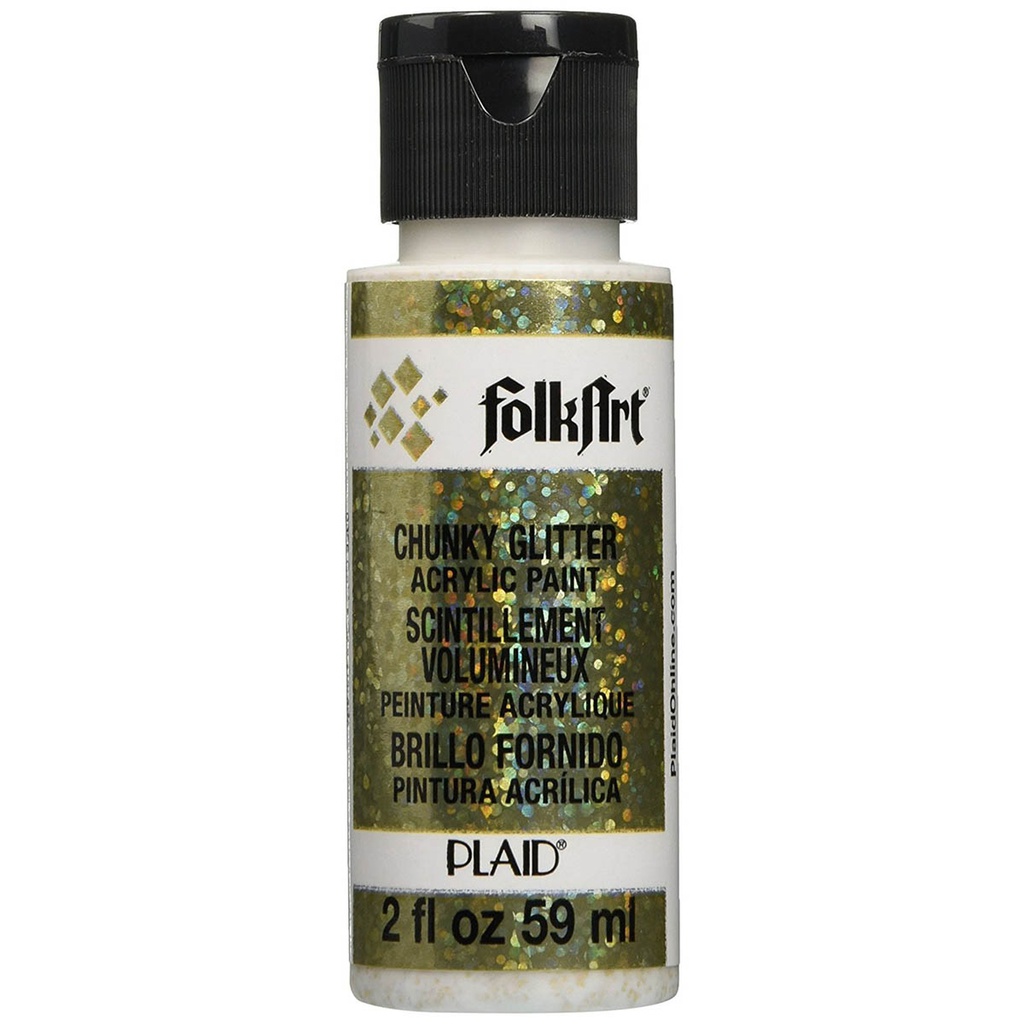 FolkArt Extreme Glitter™ - Chunky Gold (2oz)