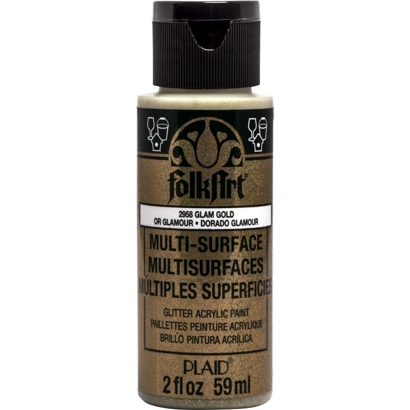 FolkArt Multi-Surface Metallic - Glam Gold (2oz)