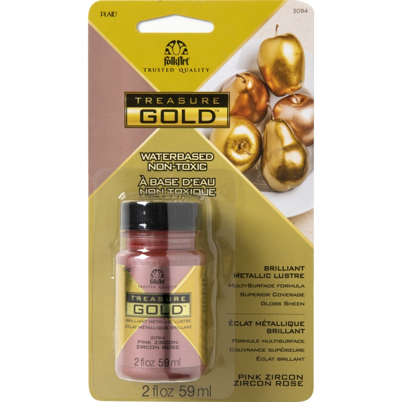FolkArt Treasure Gold - Pink Zircon (2oz) 