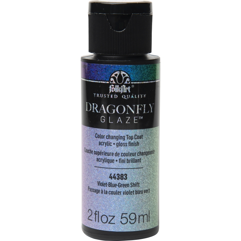 FolkArt Dragonfly Glaze™ - Violet-Blue-Green (2oz)