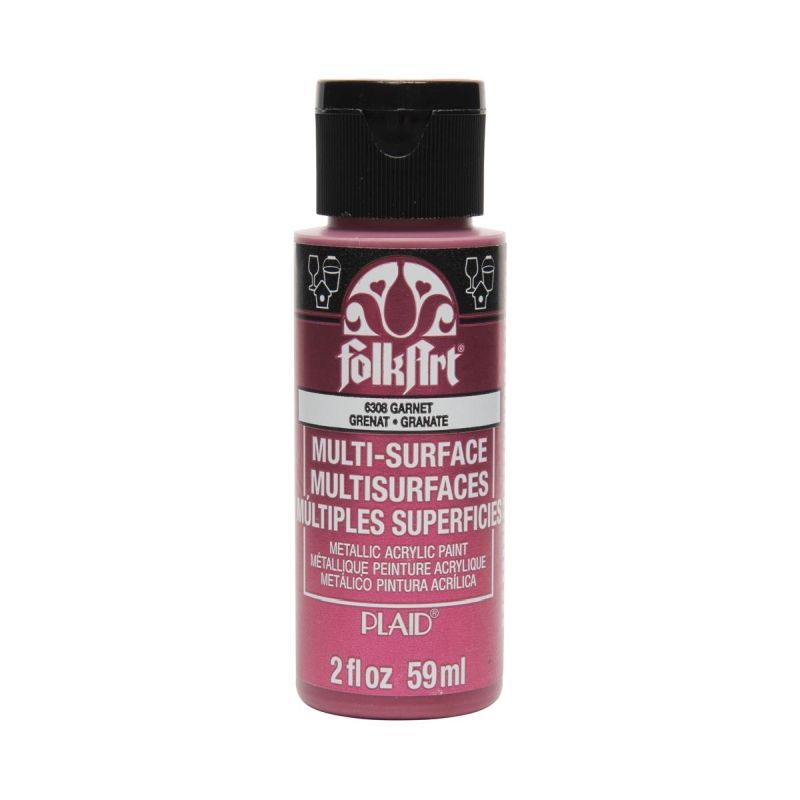 FolkArt Multi-Surface Metallic - Garnet (2oz)