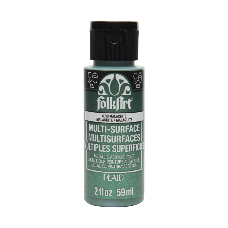 FolkArt Multi-Surface Metallic - Malachite Green (2oz)
