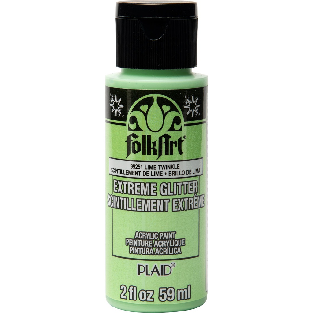 FolkArt Extreme Glitter™ - Lime Twinkle (2oz)