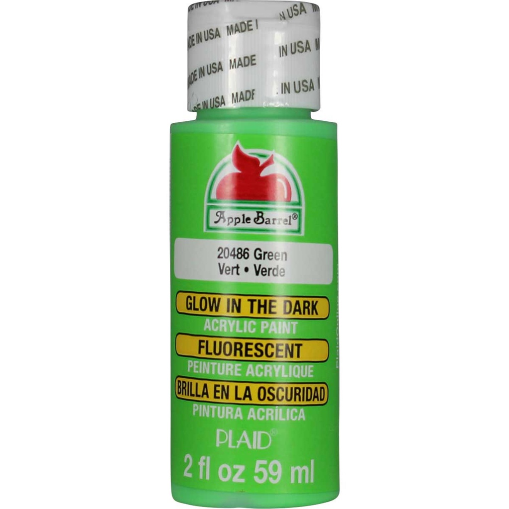 Apple Barrel - Green Glow in the Dark (2oz)