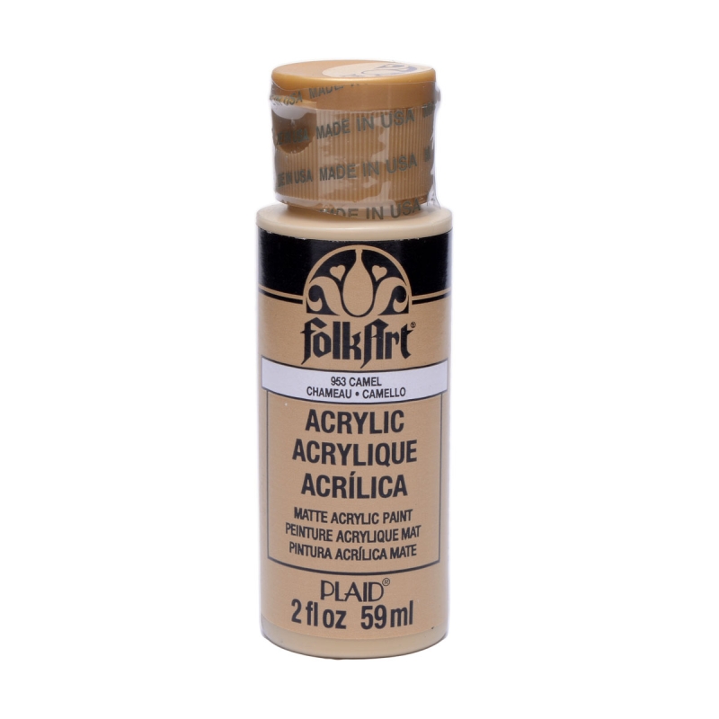 FolkArt Acrylic Paint - Camel (2oz)