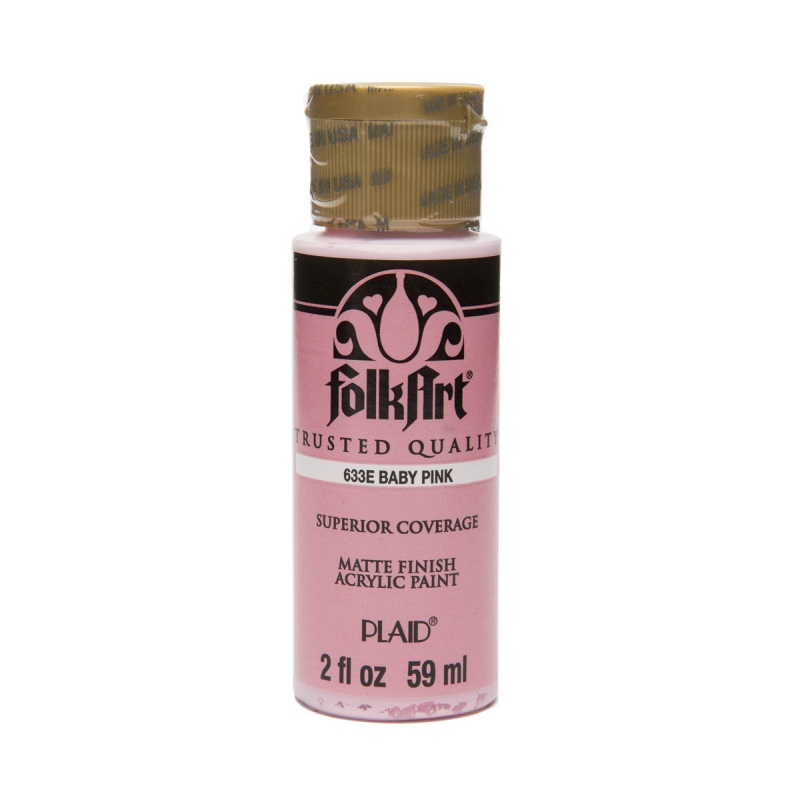 FolkArt Acrylic Paint - Baby Pink (2oz)
