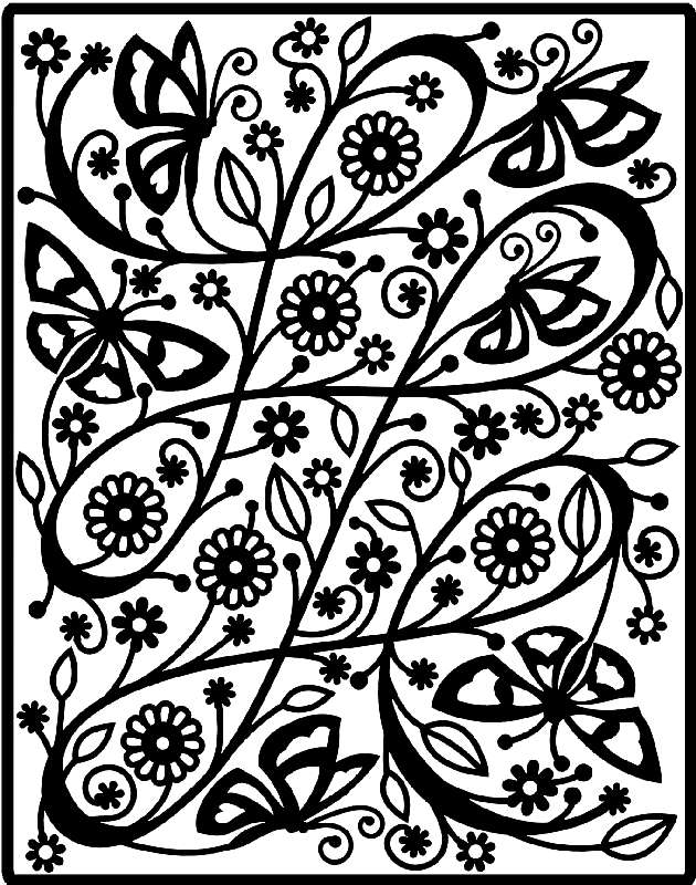 Spellbinders Impressabilities - Butterfly