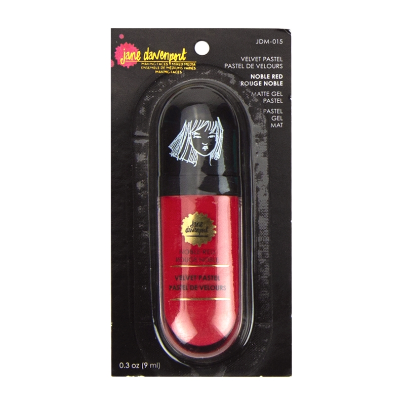 Spellbinders - Jane Davenport Velvet Pastel Noble Red Matte Gel Pastel Scarlet