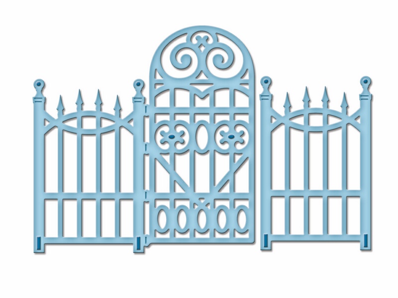 Spellbinders Die D-Lites - Garden Gate