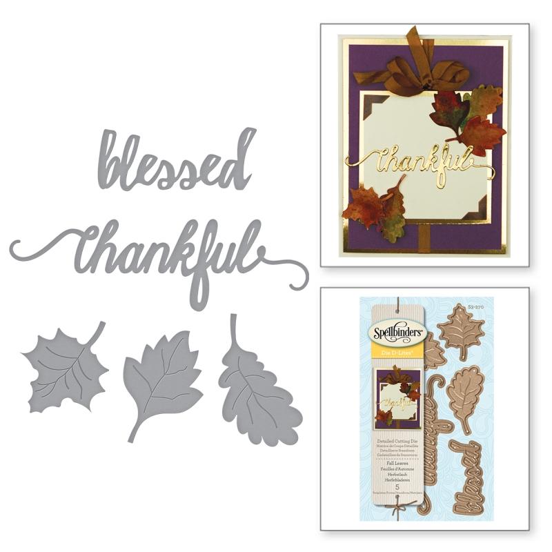 Spellbinders Die D-Lites - Fall Leaves