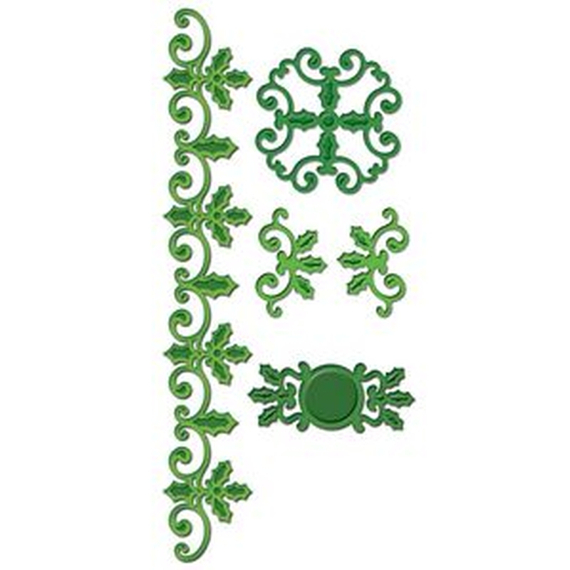 Spellbinders Shapeabilities - Holly Accents
