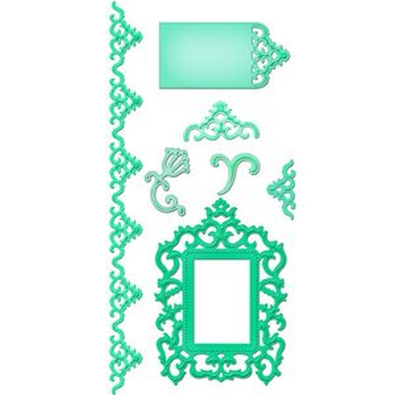 Spellbinders Shapeabilities - Antique Frame And Accents