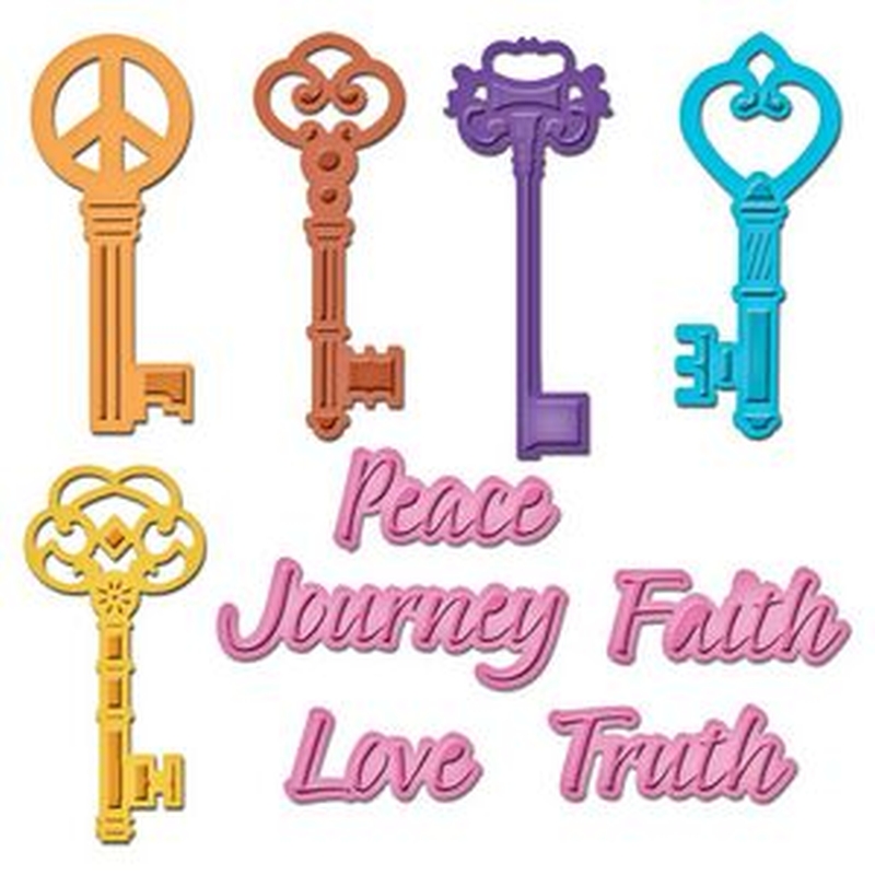 Spellbinders Shapeabilities - Jewel Keys 