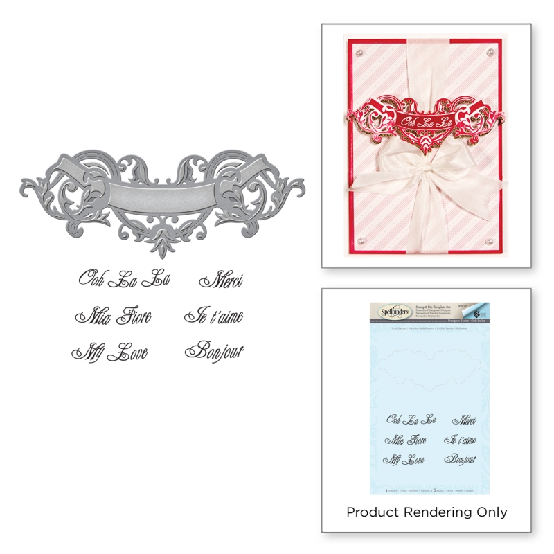 Spellbinders Stamp & Die Set - Scroll Banner