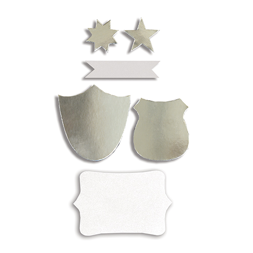 Spellbinders Contour Steel Rule Die – Badges and Shields