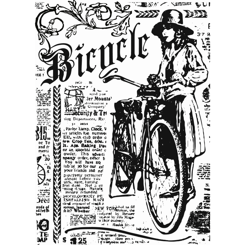Sharon Callis Bicycle Stamp Set