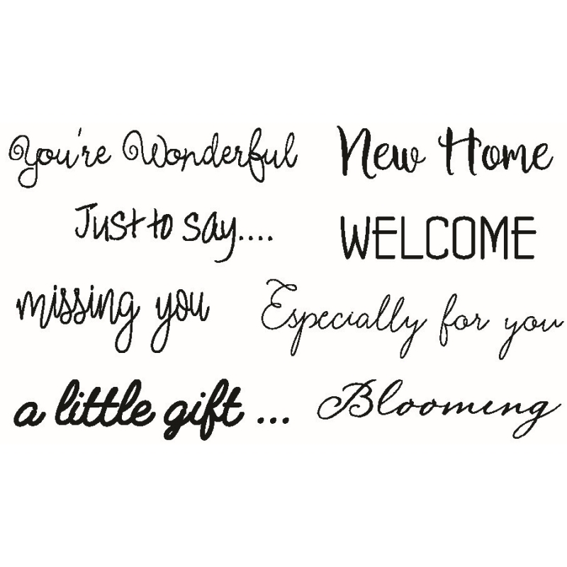 Sharon Callis Sensational Succulents Sentiment Stamp Set