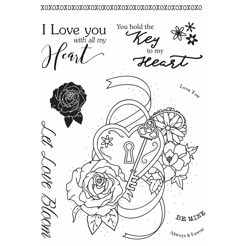 Sweet Dixie Heart Lock by Sharon Callis