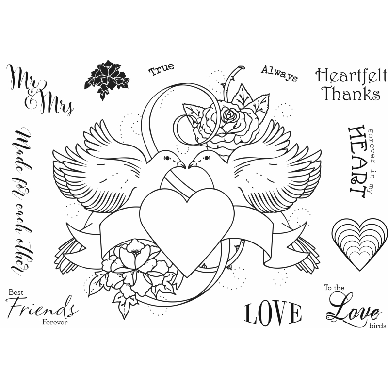 Sweet Dixie Lovebirds by Sharon Callis