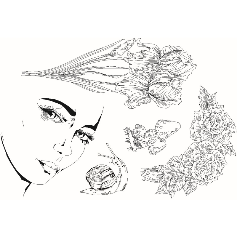 Sweet Dixie Iris Nature Maidens by Kelly O'Gorman 