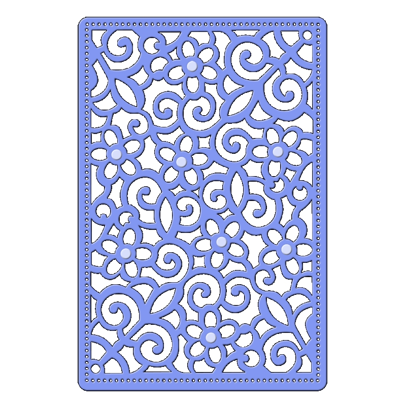 Sweet Dixie Daisy Pattern Background die set