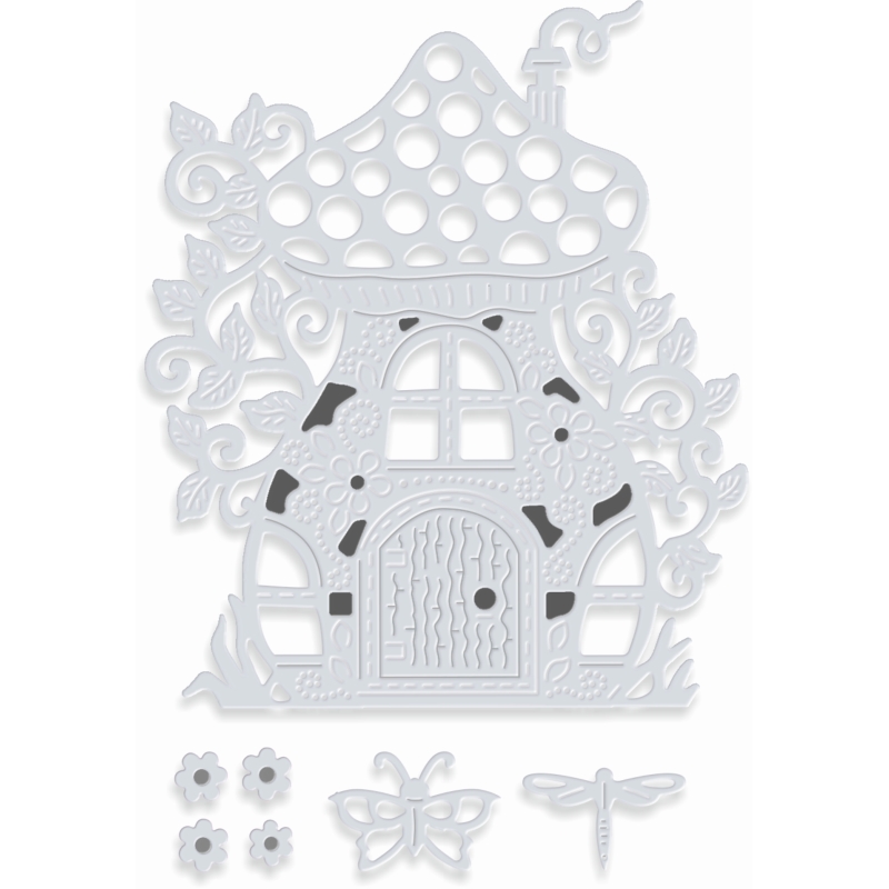 Sweet Dixie Fairy House die set