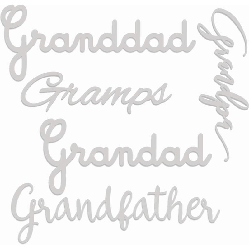 Sweet Dixie Grandfather & More Sentiment die set 