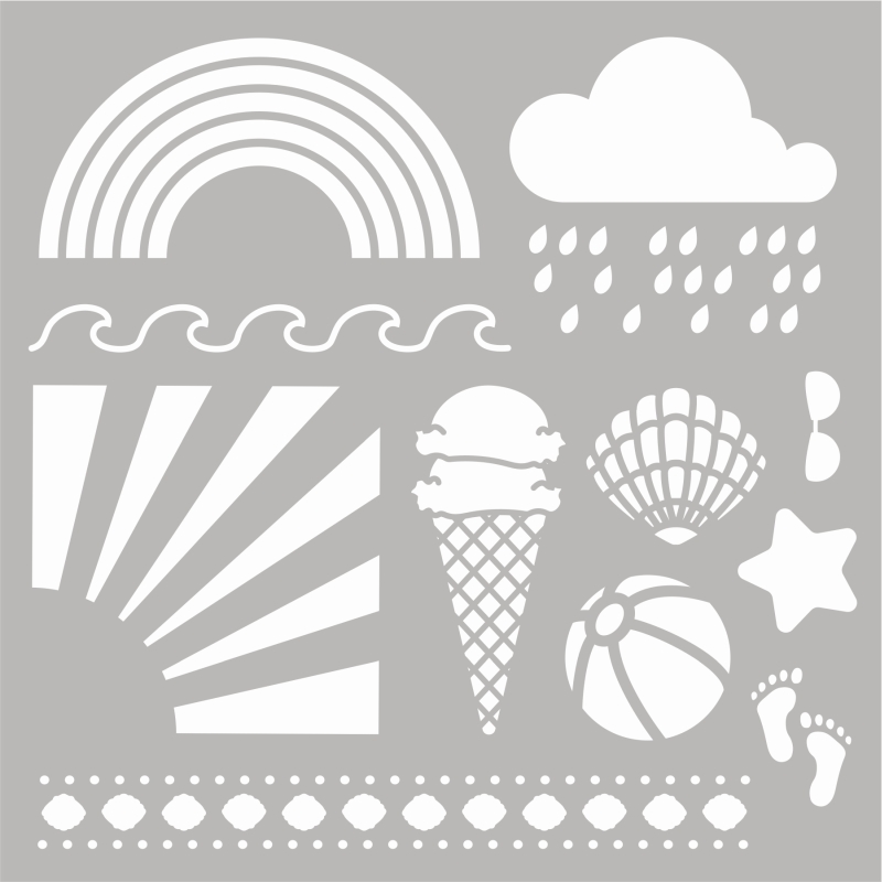 Sweet Dixie Vacation Stencil
