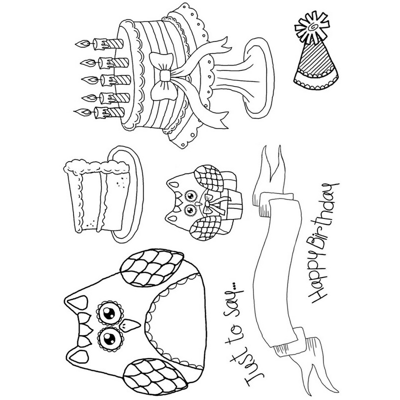 Personal Impressions Owlcake stamp set