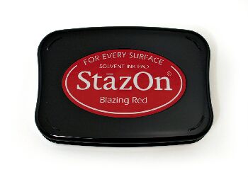 StazOn Blazing Red Ink Pad