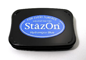 StazOn Hydrangea Blue Ink Pad