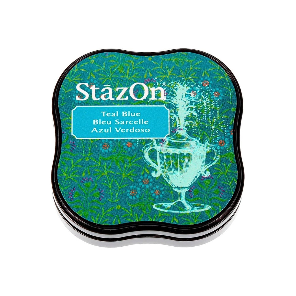 StazOn Midi Teal Blue Ink Pad