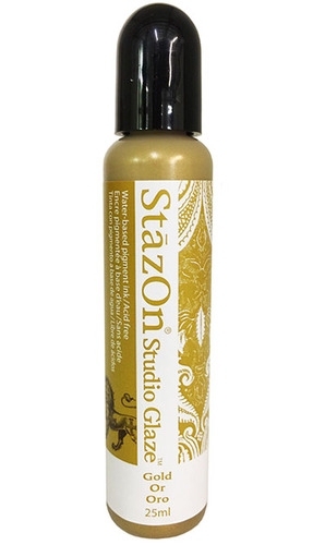 StazOn Studio Glaze Gold Ink