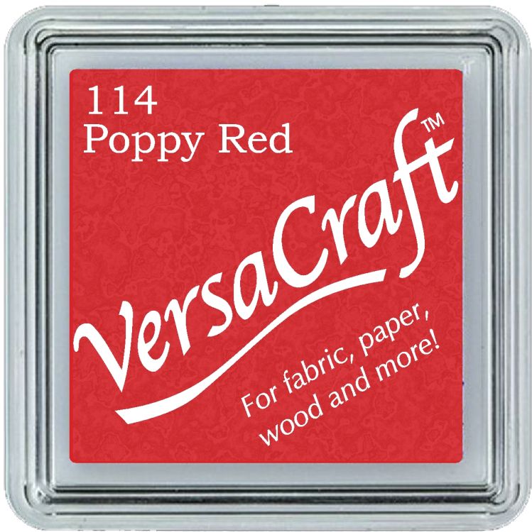 VersaCraft Poppy Red Small Ink Pad