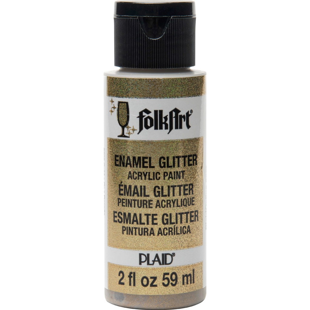 FolkArt Enamels™ - Glitter Gold (2oz)
